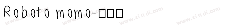 Roboto momo字体转换